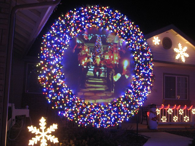 Mega Wreath - Red/White/Blue